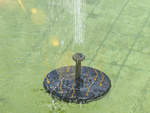 Solar garden fountain pump floating pond