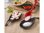 Spoon rest silicone drainer utensils under ladle