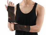 Stabiliser support for wrist orthosis elastic band joint hand