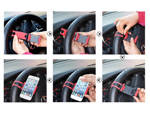 Steering wheel car holder phone gps nawi