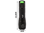 Tactical bailong zoom cree led t6 q3 uv torch