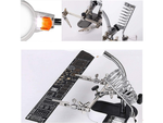 Third hand soldering kit magnifying glass holder led