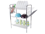 Three-tier drying rack kitchen drainer