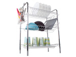 Three-tier drying rack kitchen drainer