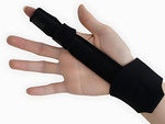 Toe stabiliser fabric wrist brace with velcro strap