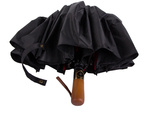 Umbrella folding umbrella automatic black unisex elegant large decent