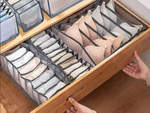 Underwear organiser bras drawer cupboard 6 compartments