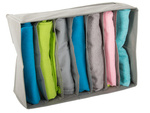 Underwear organiser bras for wardrobe drawer 7 compartments bin