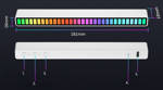 Usb led sound response multicolour neon rgb battery