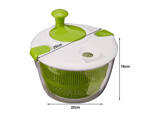 Vegetable salad spinner dryer strainer