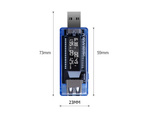 Voltmeter usb ammeter voltage tester