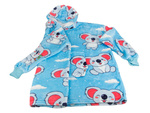 Warm koala sweatshirt blanket oversize xxl 2in1 thick fur soft with hood