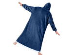 Warm sweatshirt blanket large oversize thick soft hooded dressing gown long xxl