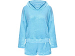 Warm women's pyjamas two-piece with hood soft plush short l