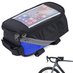 Waterproof bicycle bag pannier phone holder pouch case