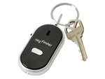 Whistle key fob with led light up key finder