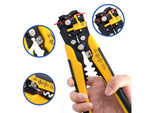 Wire stripping pliers cable crimper