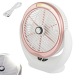 Wireless desk fan cordless desk fan rechargeable led light