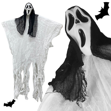 Halloween dekoratsioon rippuv dekoratsioon kummitus mask karjumine skelett fantoom 90 cm