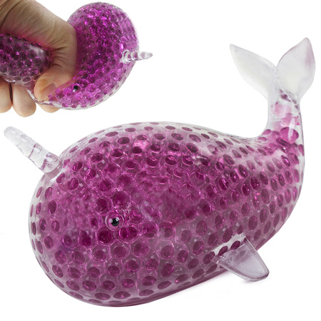 Balles sensorielles anti-stress en gel squishy dauphin grand crush