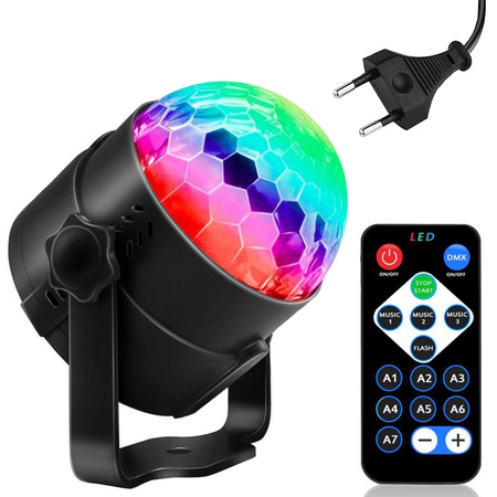 Boule disco spotlight led rgb projecteur