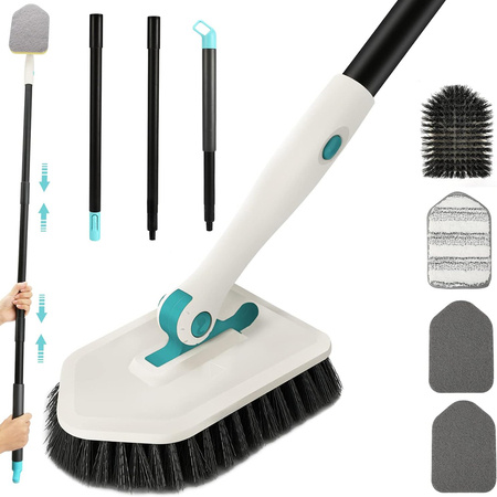 Brosse multifonctionnelle set 3in1 brosse microfibre éponge brosse multifonctionnelle