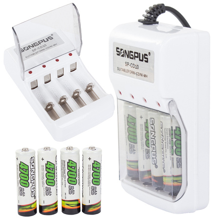 Chargeur de batterie rechargeable aa aaa battery pack