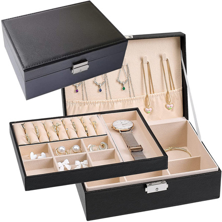 Coffret organisateur de bijoux boîte à clés élégante