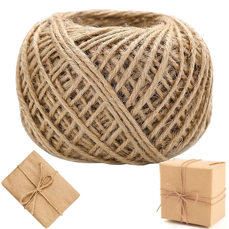 Corde de jute 30m jute naturelle marron