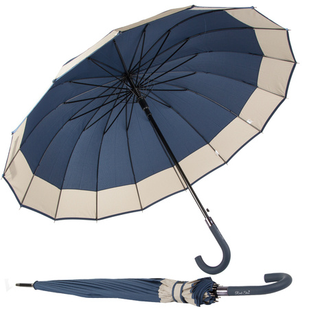 Élégant parapluie gouvernemental grand xxl solide poignée antidérapante automatique