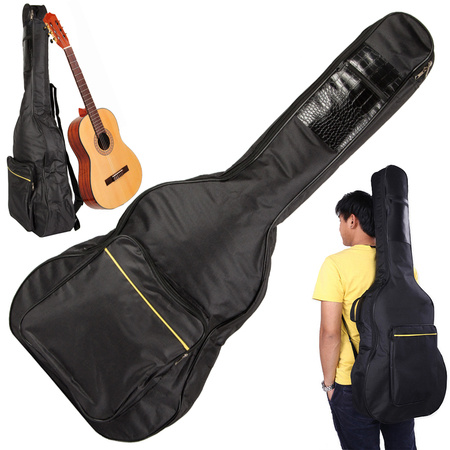 Étui pour guitare classique acoustique avec poches porte-guitares