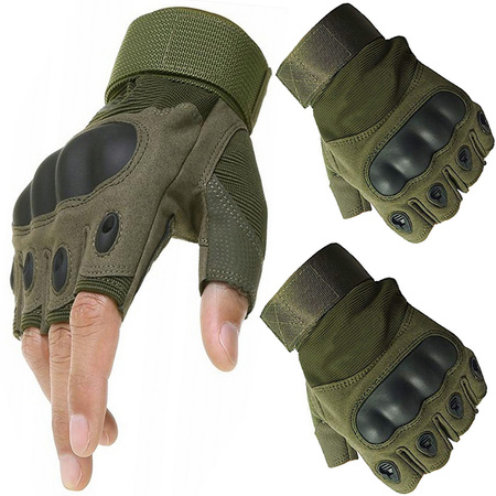 Gants tactiques sans doigts survie militaire xl