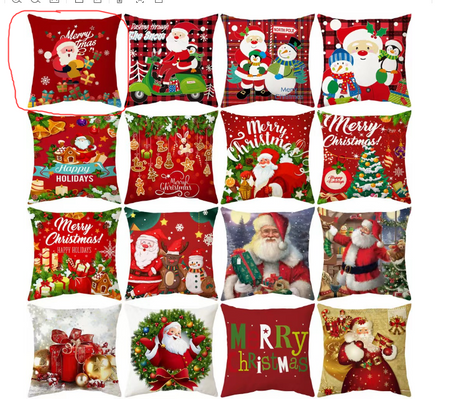 HOUSSE DE COUSSIN DE NOËL 2 45X45 (300)