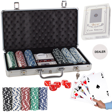 Jeu de poker texas 300 jetons 2 jeux mallette