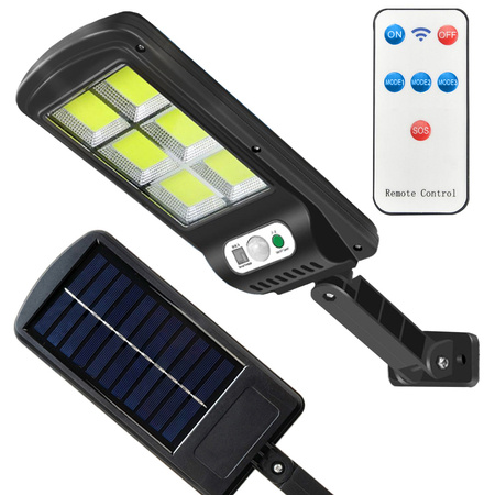 Lampe solaire 96 led avec capteur de mouvement crépusculaire