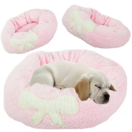 Lit de chien pelucheux lit de chat coussin doux lit de canapé 35cm