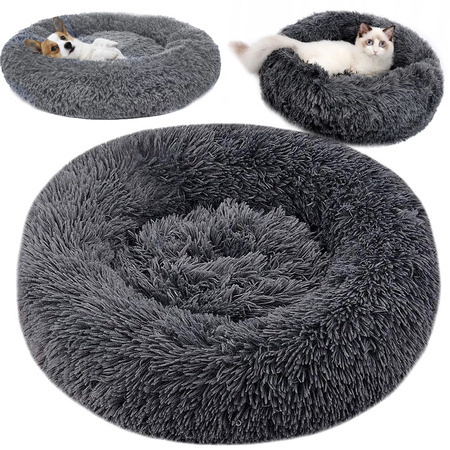 Lit de chien pelucheux lit de chat coussin doux lit de canapé 50cm