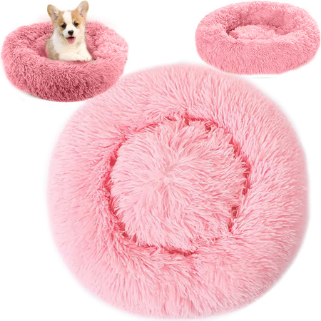 Lit de chien pelucheux lit de chat coussin doux lit de canapé 50cm