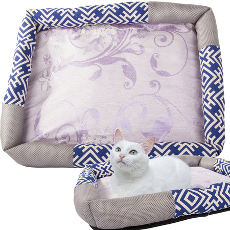 Lit pour chat matelas de couchage griffoir parc pour chat s