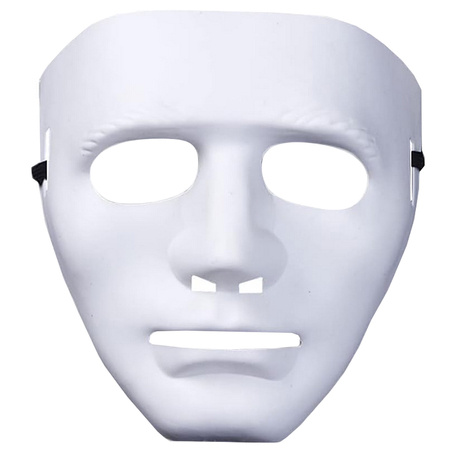 Masque blanc pour halloween myers horror party