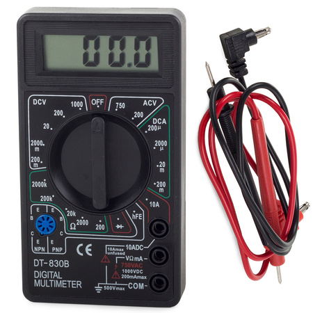 Multimètre numérique lcd électronique courantmètre