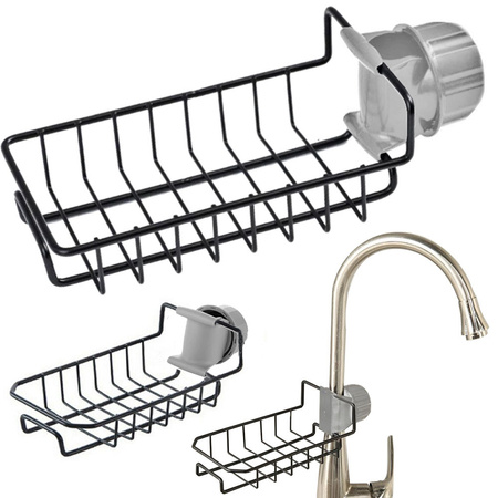 Panier de cuisine organisateur d'évier étagère pour robinet