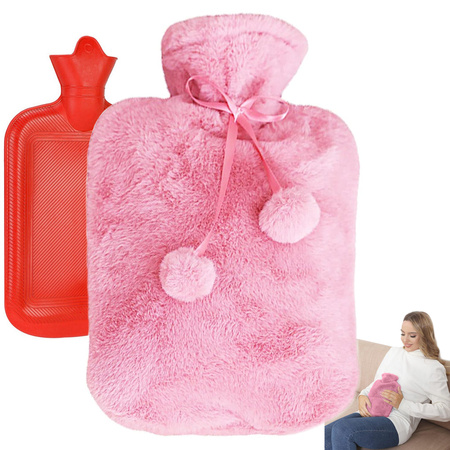 Peluche caoutchouc thermofor chauffant grand en couverture fourrure douce