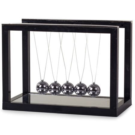 Pendule boules newton bureau grand miroir