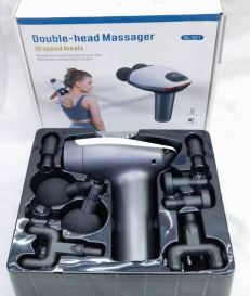 Pistolet de massage sans fil lcd set puissant de 8 embouts pour le dos