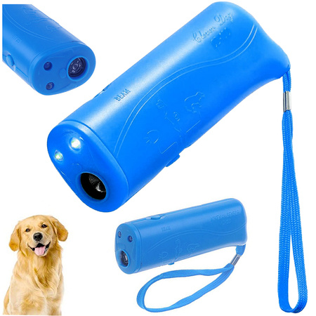 Répulsif chien ultrasonique dresseur torche 3in1