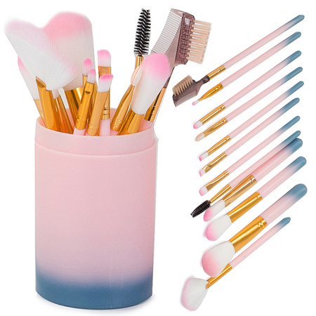 Set de pinceaux de maquillage professionnel 12 pièces