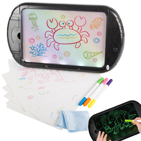 Tablette graphique stylo plume led néon dessin