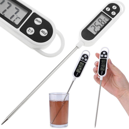 Thermomètre de cuisine avec sonde pour barbecue viande eau