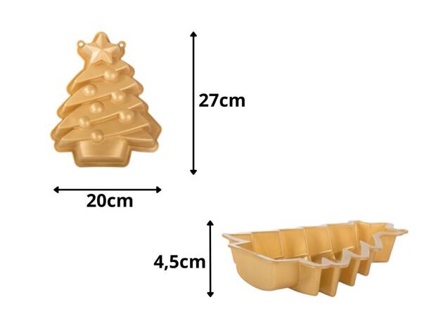 Arbre de noël grand moule à gâteau arbre de noël en silicone